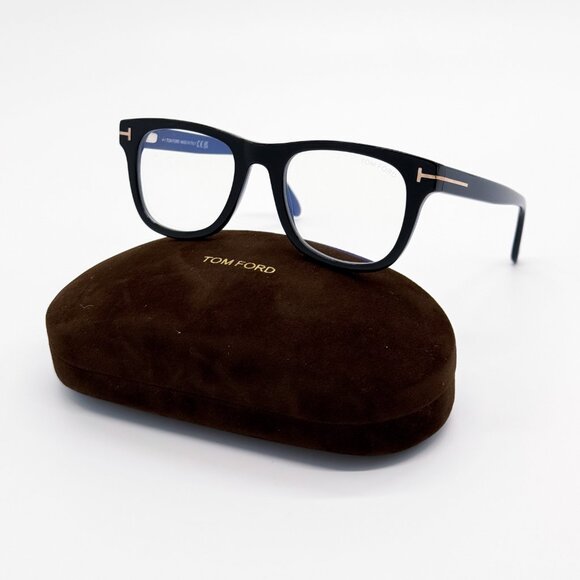 NEW TOM FORD TF5820/B 001 UNISEX EYEGLASSES FT5820/B 001 BLACK - Picture 2 of 8